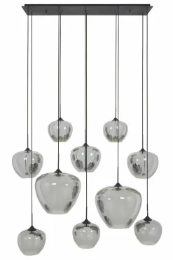Light en Living Hanglamp Mayson Smoke met 10 lampen Discount