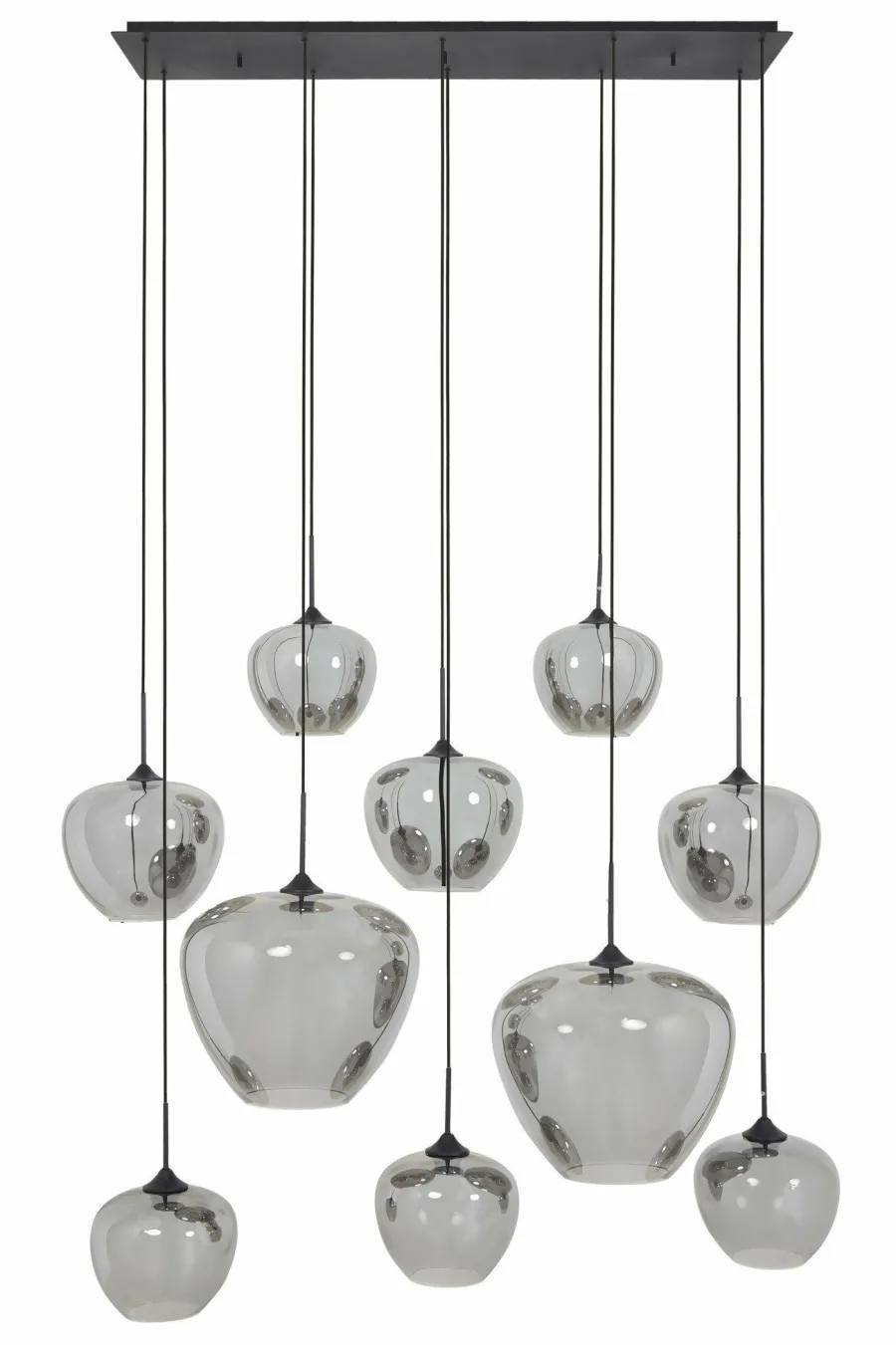 Light en Living Hanglamp Mayson Smoke met 10 lampen Discount