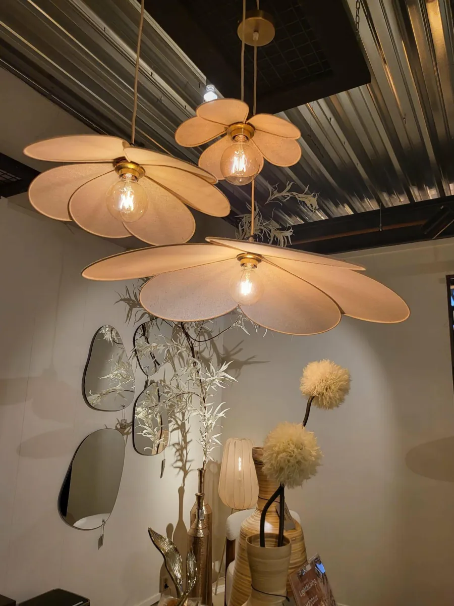 Light en Living Hanglamp Ø79x20 cm FYANO zand Best