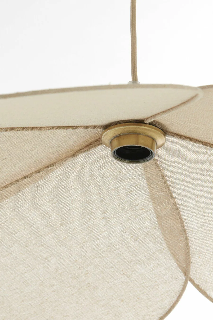 Light en Living Hanglamp Ø79x20 cm FYANO zand Best
