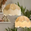 Light en Living Hanglamp Ø50x38 cm MALACIA raffia naturel+crème Online