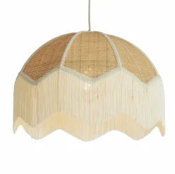 Light en Living Hanglamp Ø50x38 cm MALACIA raffia naturel+crème Online