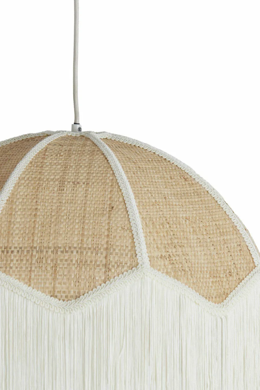 Light en Living Hanglamp Ø50x38 cm MALACIA raffia naturel+crème Online
