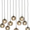Light en Living Hanglamp 5L 100x20x122 cm ALVARO antiek brons - Copy Sale