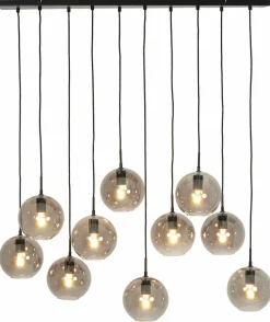 Light en Living Hanglamp 5L 100x20x122 cm ALVARO antiek brons - Copy Sale