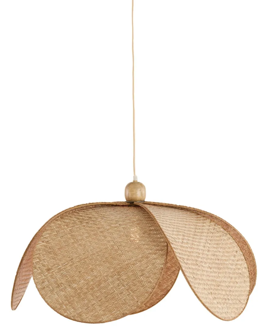Light en Living Hanglamp Ø60,5x30,5 cm LAVRIO natural hout Best