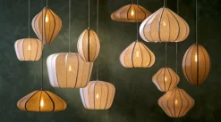 Light en Living Hanglamp Ø58,5x40 cm ZUBEDA crème Discount