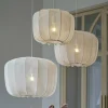 Light en Living Hanglamp Ø40x30 cm PLUMERIA zand Discount