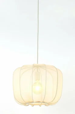Light en Living Hanglamp Ø40x30 cm PLUMERIA zand Discount