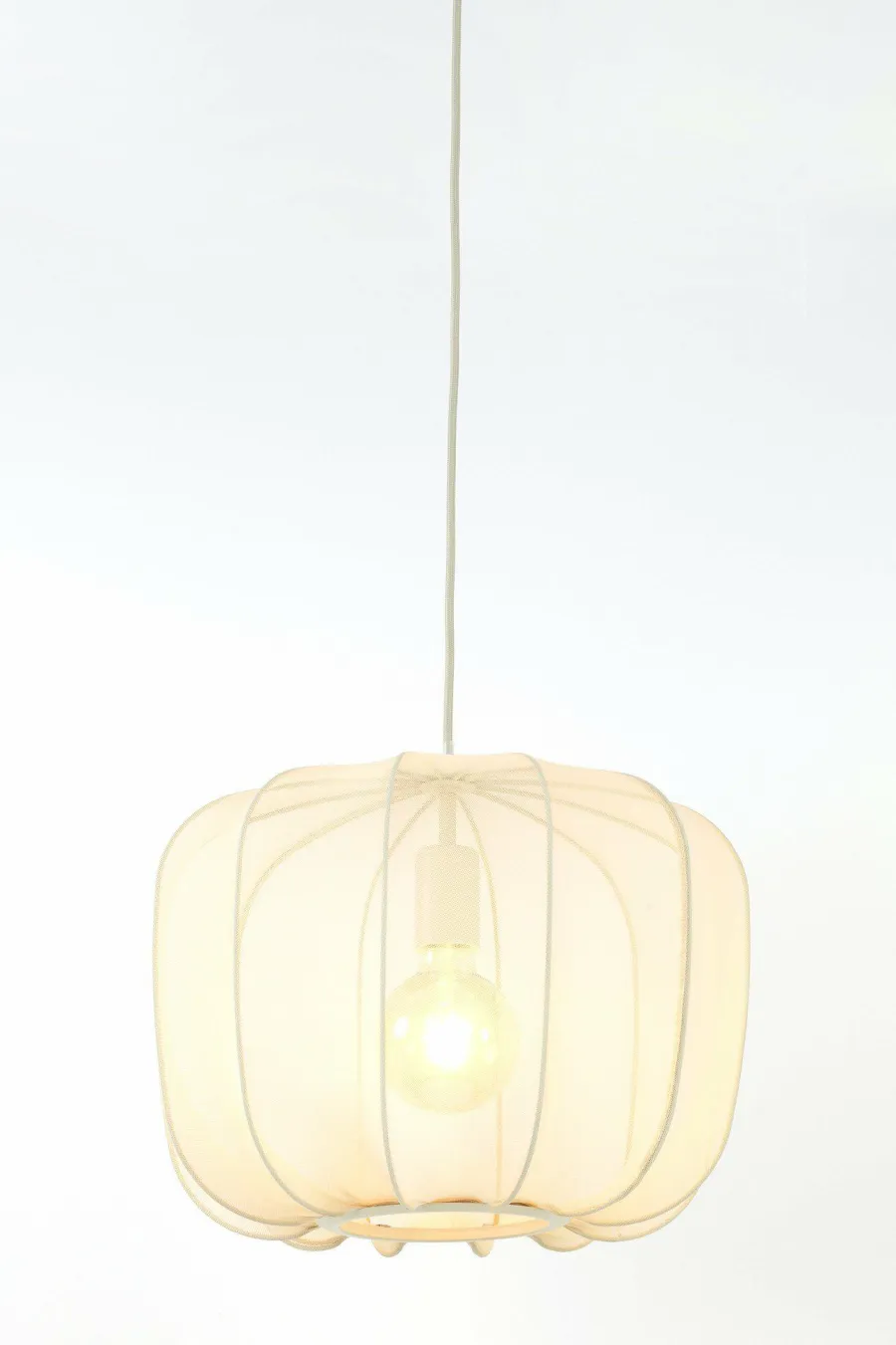 Light en Living Hanglamp Ø40x30 cm PLUMERIA zand Discount
