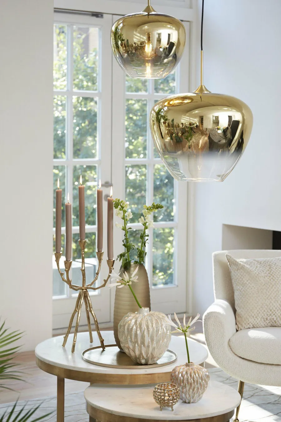 Light en Living Hanglamp MAYSON goud - Diverse maten Online