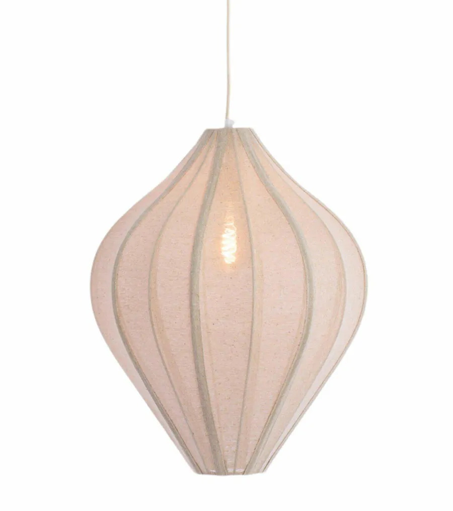 Light en Living Hanglamp Ø47x55 cm PASTO jute naturel Online