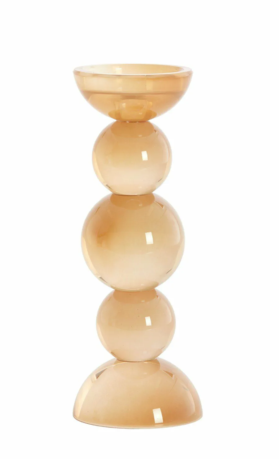 Light en Living Kaarsenhouder Ø10x26,5 cm ITINGA glas melk amber Outlet