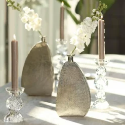 Light en Living Kaarsenhouder Ø9,5x15,5 cm ITINGA glas bubbel helder Discount
