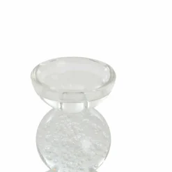 Light en Living Kaarsenhouder Ø9,5x15,5 cm ITINGA glas bubbel helder Discount