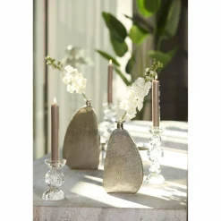 Light en Living Kaarsenhouder Ø9,5x15,5 cm ITINGA glas bubbel helder Discount