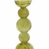 Light en Living Kaarsenhouder Ø10x26,5 cm ITINGA glas bubbel olijfgroen Online