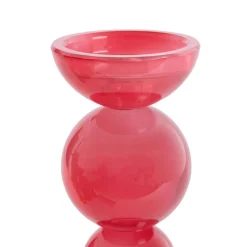 Light en Living Kaarsenhouder Ø9,5x34 cm ITINGA glas melk koraal Hot