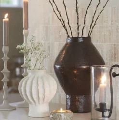 Light en Living Kandelaar Ø14x43 VICARI crème Discount