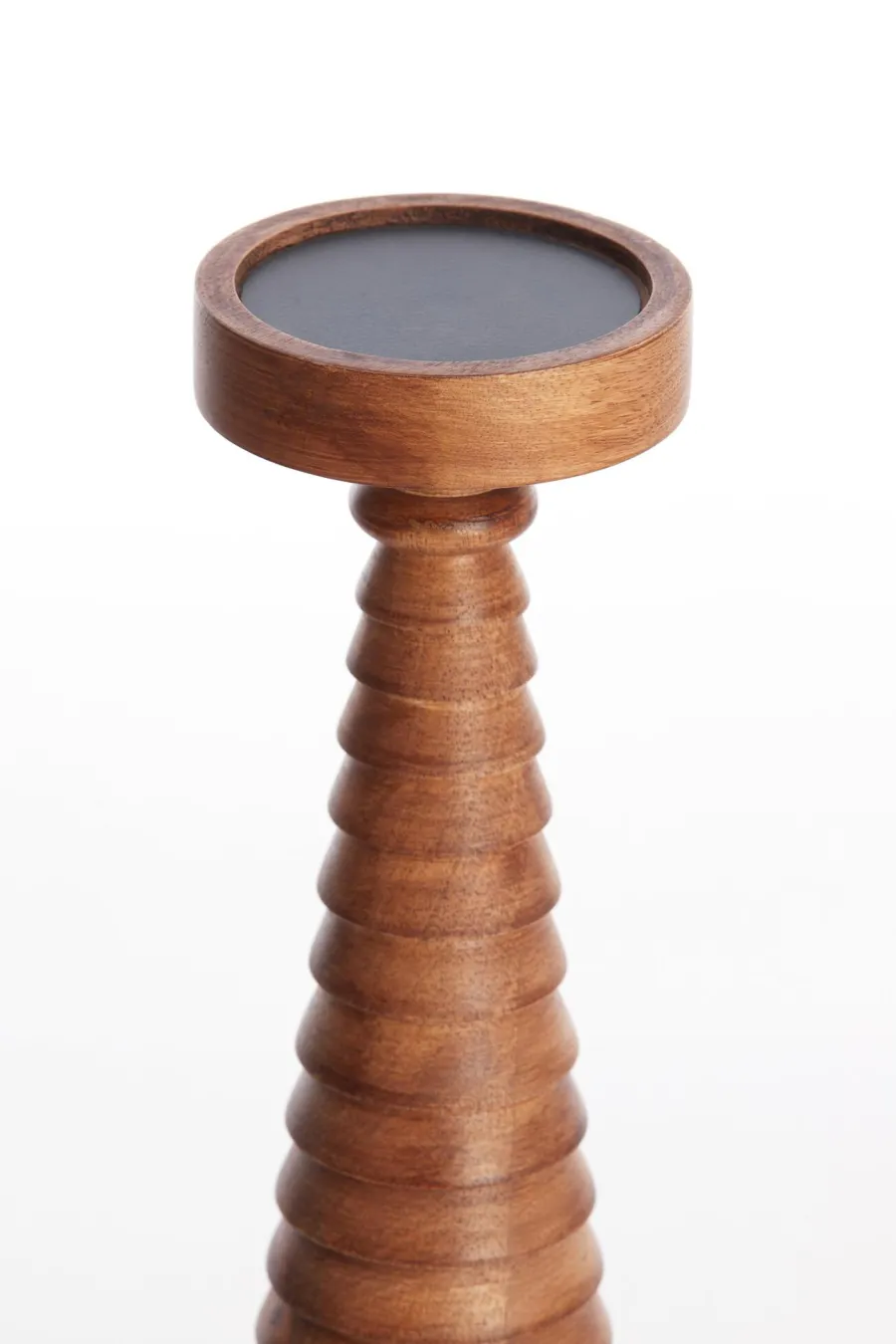 Light en Living Kandelaar Ø13.5x35 cm ALMOLA mango hout licht bruin Discount