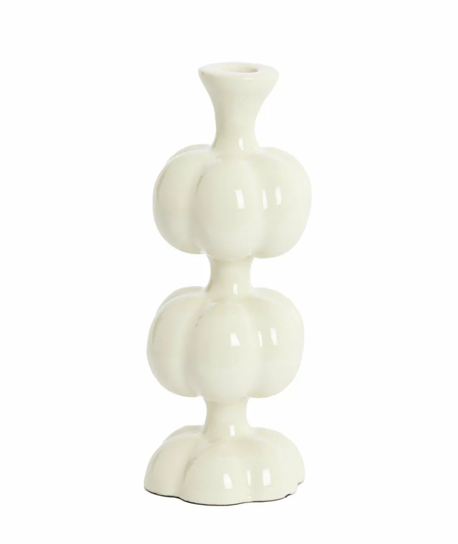 Light en Living Kandelaar Ø10x26 cm CALDAS glans crème Hot