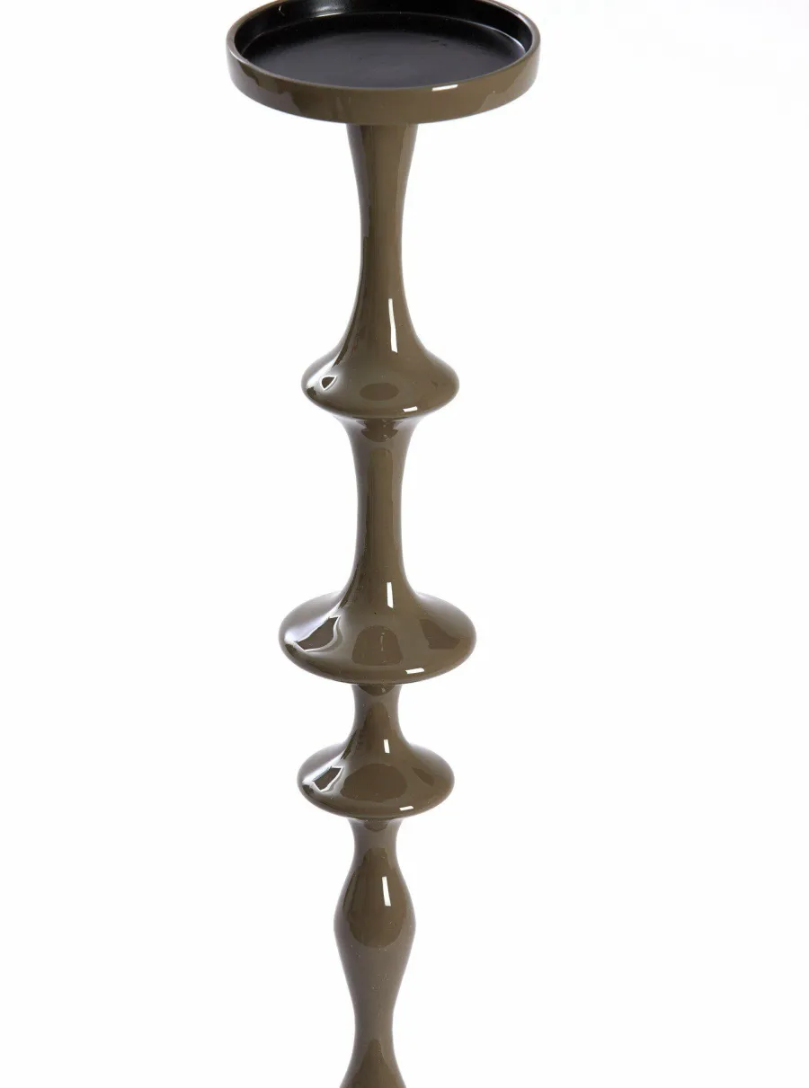 Light en Living Kandelaar Ø14x51 cm VICARI glans bruin Clearance