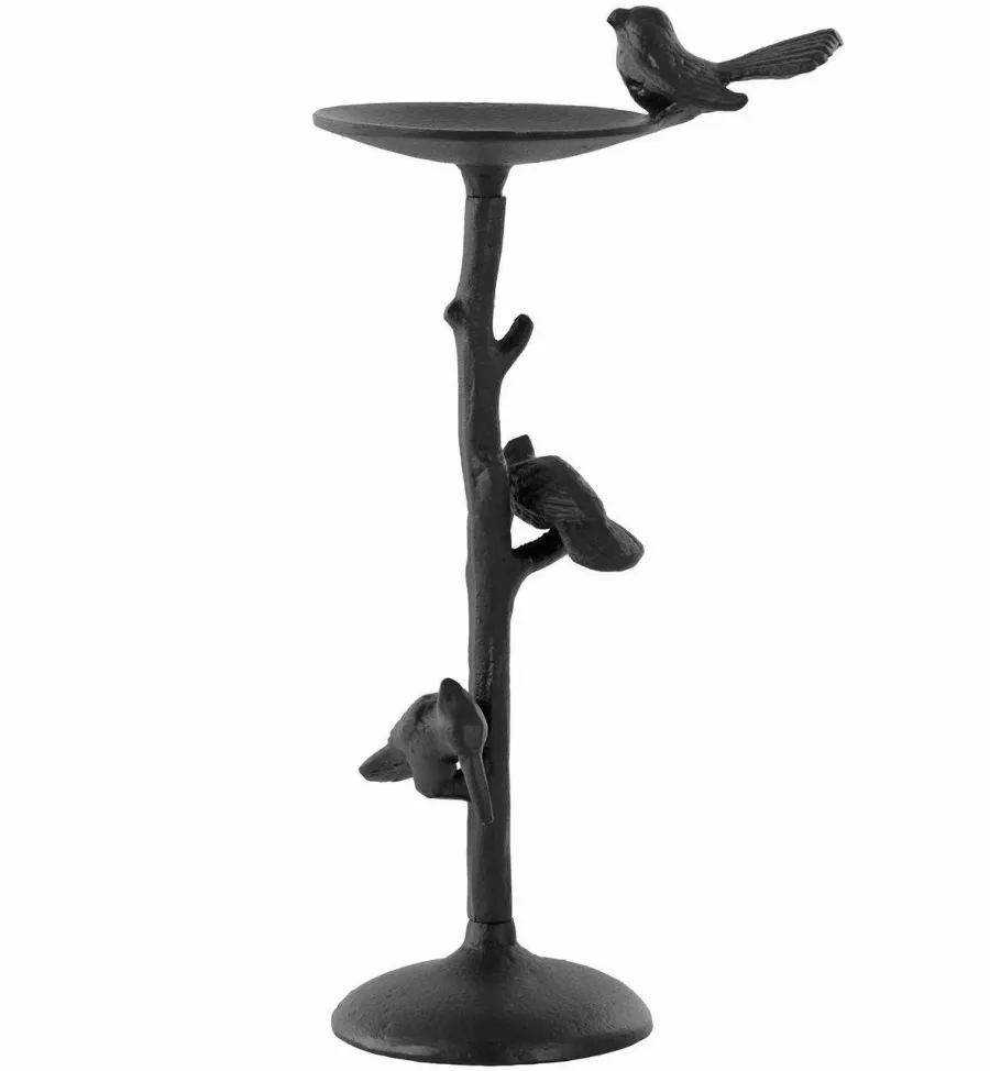 Light en Living Kandelaar 17,5x11,5x34,5 cm BIRD mat zwart