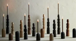 Light en Living Kandelaar Ø7,5x36 cm AFIFE hout roodbruin New