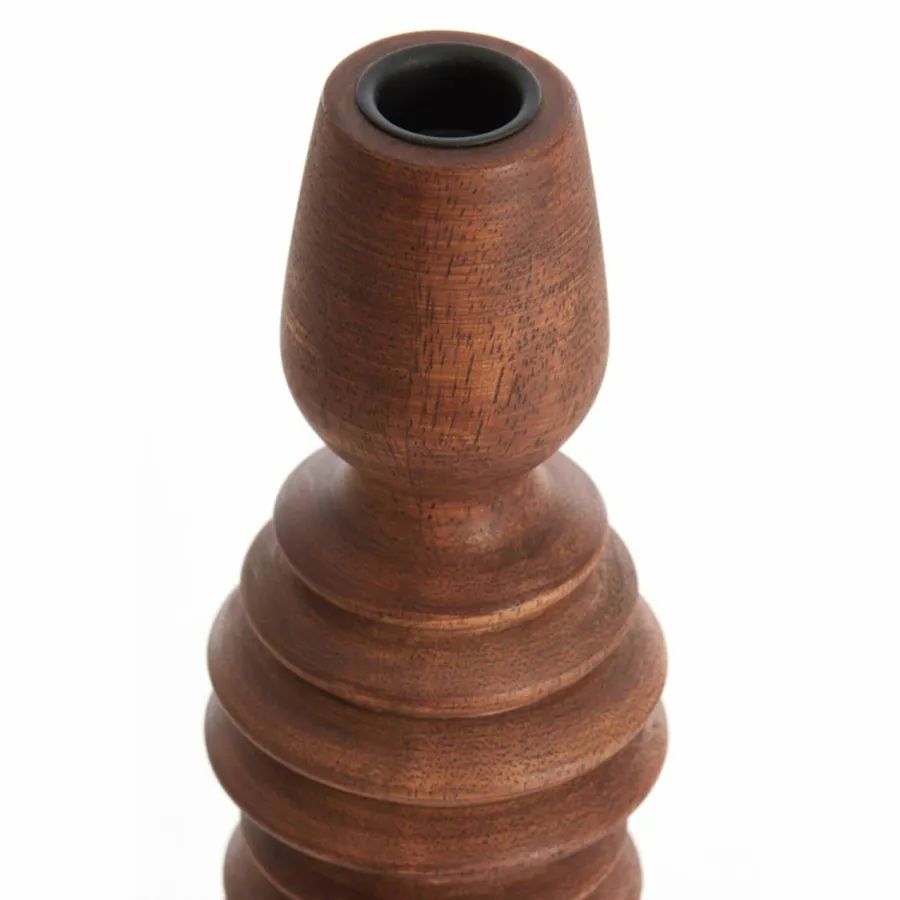 Light en Living Kandelaar Ø7,5x36 cm AFIFE hout roodbruin New