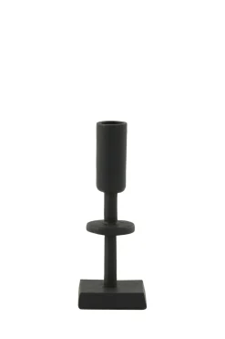 Light en Living Kandelaar 6x6x17 cm KABIRA mat zwart Best