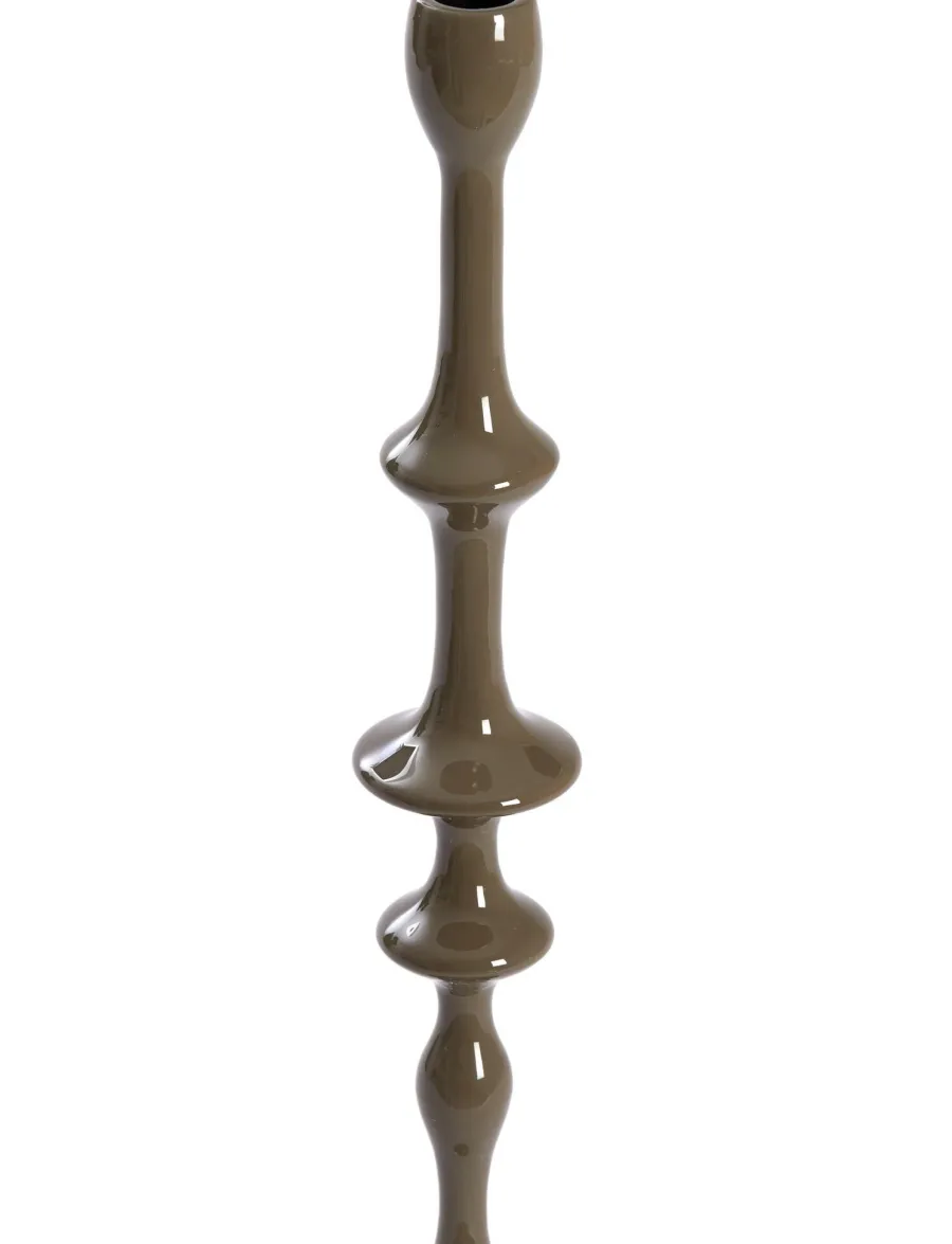 Light en Living Kandelaar Ø14x43 cm VICARI glans bruin Discount