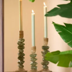 Light en Living Kandelaar Ø11,5X23 cm ESTINA groen Outlet