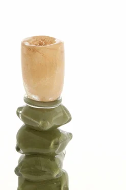 Light en Living Kandelaar Ø11,5X23 cm ESTINA groen Outlet