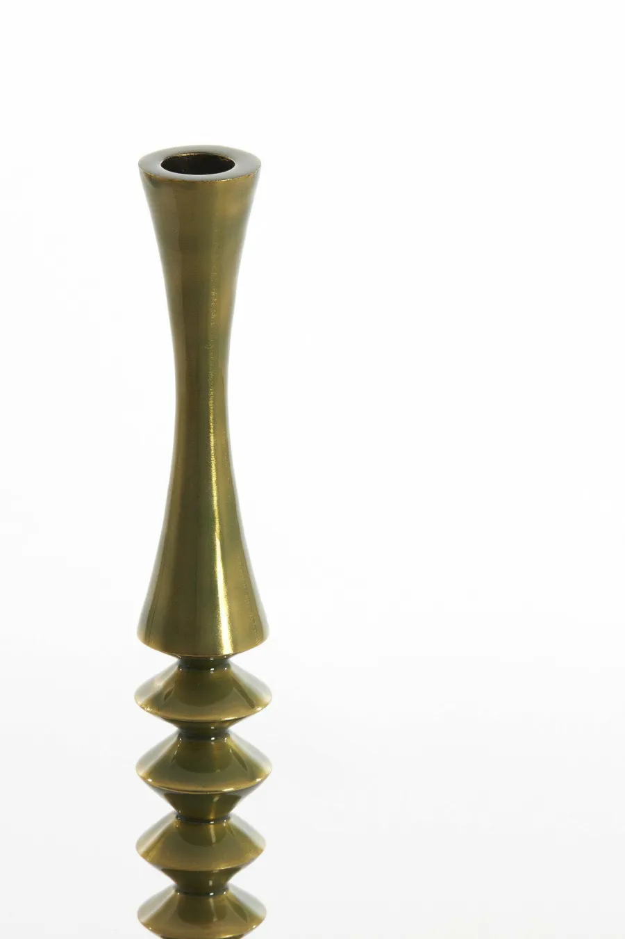 Light en Living Kandelaar Ø10x45 cm MISTRY glanzend groen goud Best