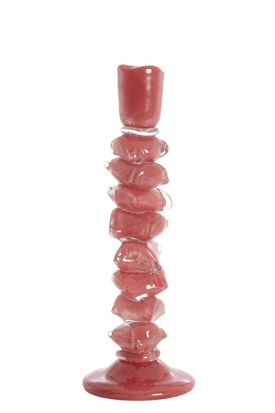 Light en Living Kandelaar Ø11,5X35 Cm ESTINA rood New