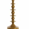 Light en Living Kandelaar Ø10x34,5 cm MERAKO glanzend okergeel goud Hot