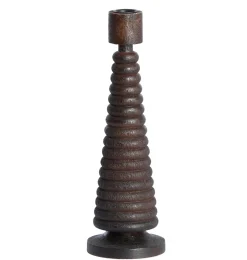 Light en Living Kandelaar Ø9x27.5 cm ALMOLA mango hout donker bruin