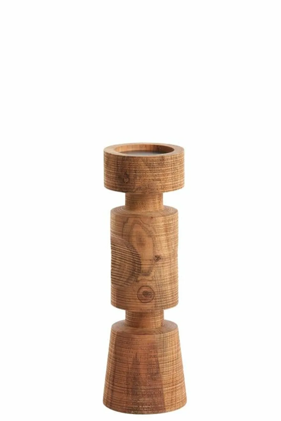 Light en Living Kandelaar EXUMAS hout bruin - 2 maten Clearance