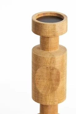 Light en Living Kandelaar EXUMAS hout bruin - 2 maten Clearance