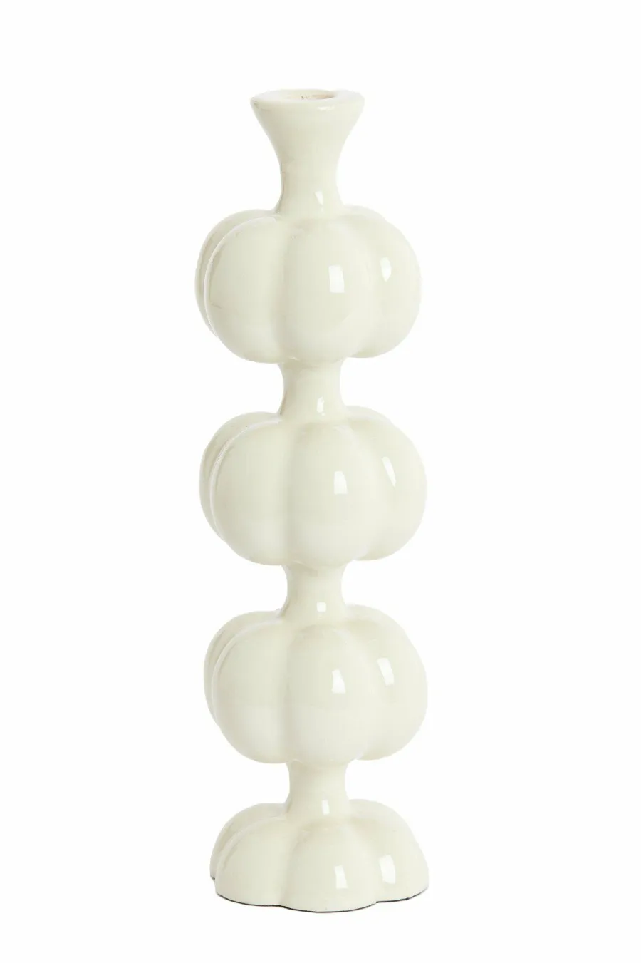 Light en Living Kandelaar Ø10x35 cm CALDAS glans crème Outlet