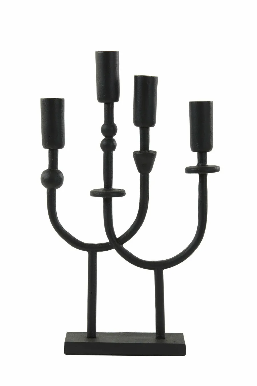 Light en Living Kandelaar 4L 23x6x39 cm NIMARI mat zwart New