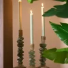 Light en Living Kandelaar Ø11,5X35 Cm ESTINA groen Hot