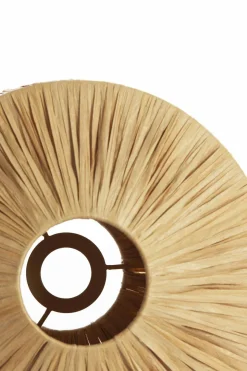 Light en Living Kap 31-31-16 cm BILJANA raffia naturel Discount