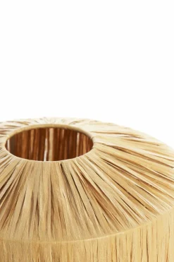Light en Living Kap 31-31-16 cm BILJANA raffia naturel Discount