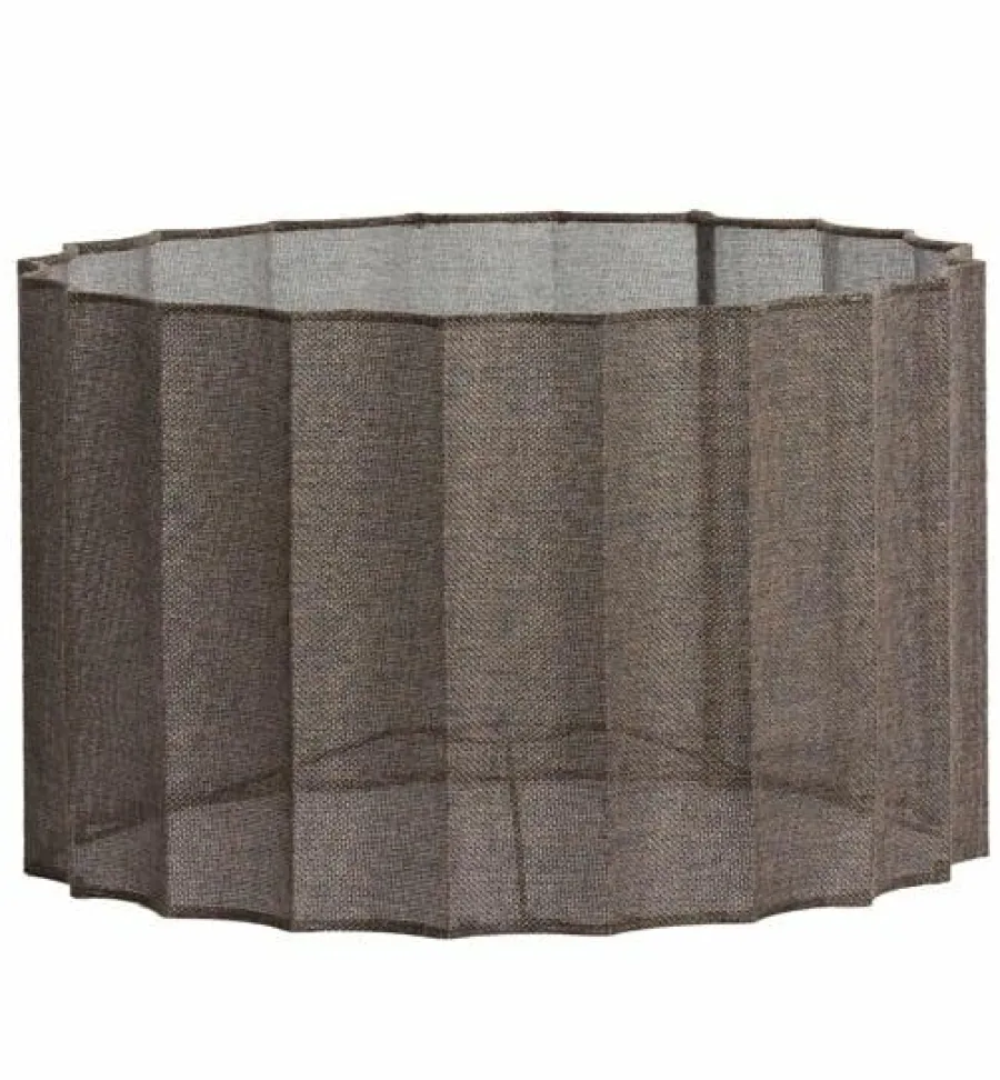 Light en Living Kap cilinder 40-40-25 cm DISLI linnen bruin Discount