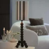 Light en Living Kap cilinder 20-20-30 cm MEDAN crème+bruin+donker bruin Best