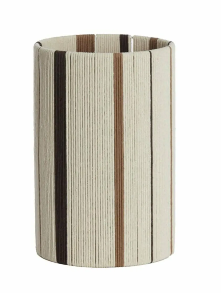 Light en Living Kap cilinder 20-20-30 cm MEDAN crème+bruin+donker bruin Best