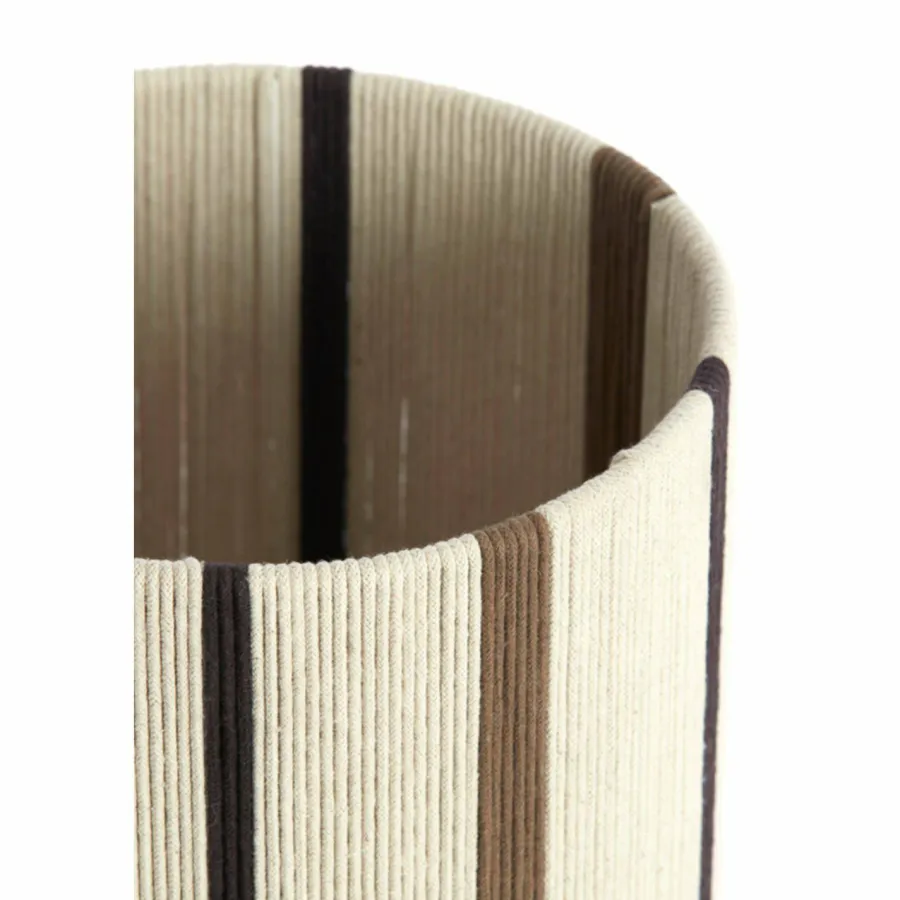 Light en Living Kap cilinder 20-20-30 cm MEDAN crème+bruin+donker bruin Best