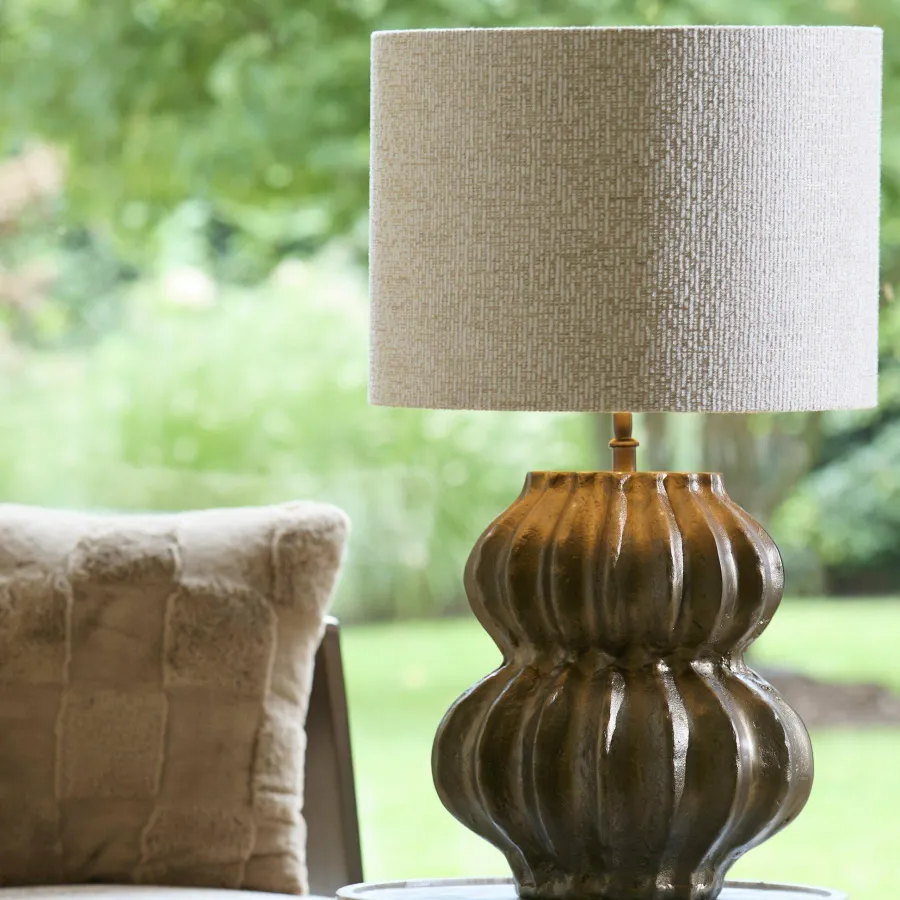 Light en Living Kap cilinder 40-40-30 cm RIF zand Discount