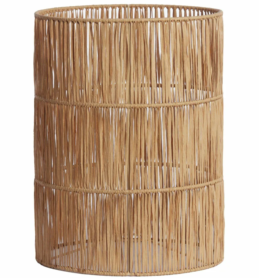 Light en Living Kap cilinder 40-40-50 cm LANZANO raffia naturel Best